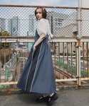 ワンピース 「forksy.」ハーフジップ配色...の詳細画像4