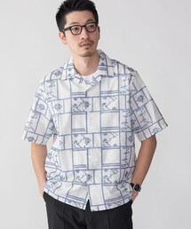 シャツ SHIPS: エンブロイダリー オープンカラー シャツ メンズ｜ZOZOTOWN Yahoo!店