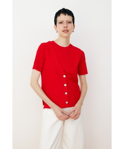 HeRIN.CYE ベスト ジレ Compact knit vest コンパクトニットベスト
