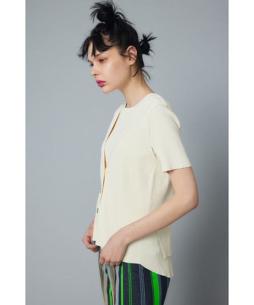 HeRIN.CYE ベスト ジレ Compact knit vest コンパクトニット