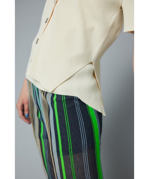 ベスト+ジレ COMPACT KNIT VEST HeRIN.CYE ベスト ジレ Compact knit vest コンパクトニットベスト