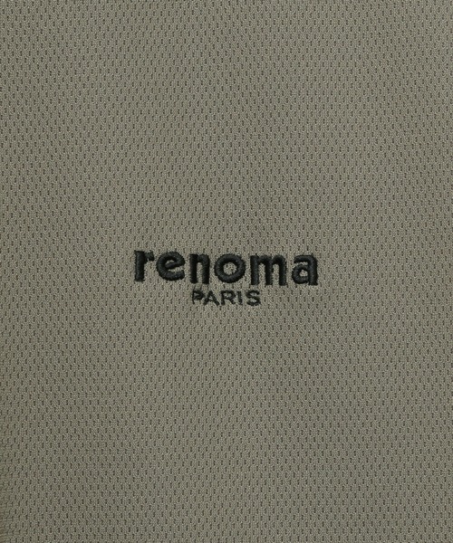 renoma PARIS tシャツ MESH HALFZIP MOCK NECK L/S メンズ