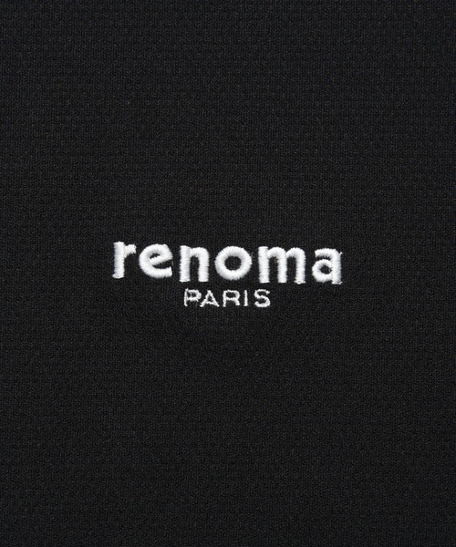renoma PARIS tシャツ MESH HALFZIP MOCK NECK L/S メンズ