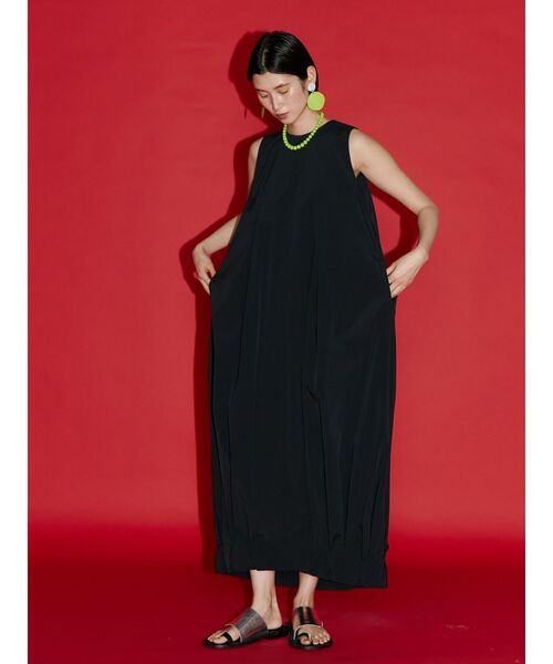 ワンピース TUCK COCOON OP / タックコクーンワンピース レディース 