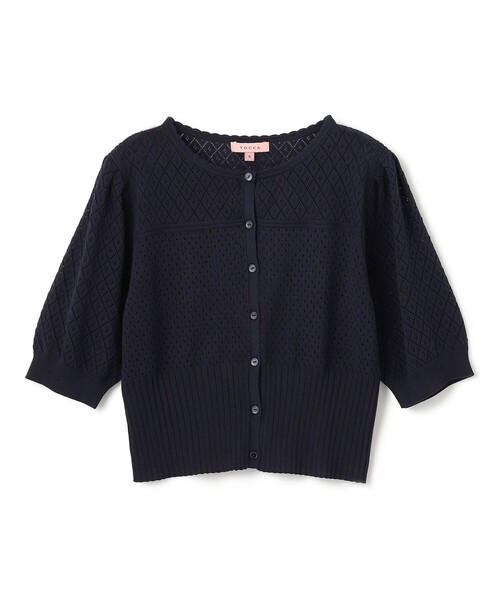 tocca カーディガン TOCCA カーディガン MINI GAME CARDIGAN レディース : ZOZOTOWN
