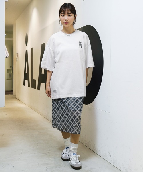【LIFEWORK】W ストライプ 半袖 Tシャツ LIFE WORK tシャツ 「UNISEX」LIFEWORK／シリコン Ladok T