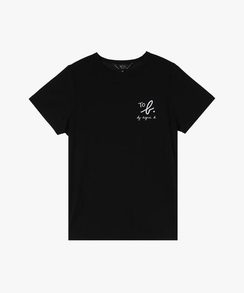 To b. by agnes tシャツ TO B. ロゴTシャツ レディース