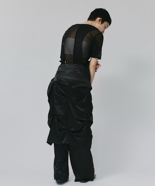 rinne　未使用スライUNDERWEAR CUTOUT パンツ黒 SLY スラックス パンツ UNDERWEAR MANNISH CUTOUT PTアンダー