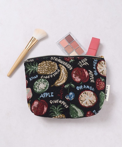 Flowering（フラワーリング） ポーチ 猫/フラワー/フラワー/ゴブラン織