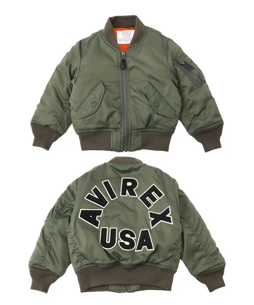 [ 試着のみ美品]AVIREX RECON 子供用 KIDS フライトジャケット 試着のみ美品]AVIREX RECON 子供用 KIDS フライトジャケット