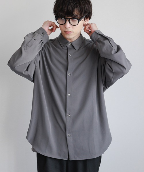 RAGEBLUE（レイジブルー） シャツ 「LUXURY+EASY」DRAPE CLEAN SHIRTS
