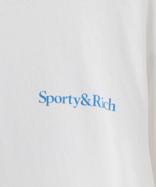 SPORTY&RICH tシャツ 「SPORTY＆RICH / スポーティアンドリッチ」NEW