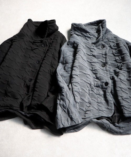 antiqua（アンティカ） コート アウター 千鳥柄ジャガードジャケット