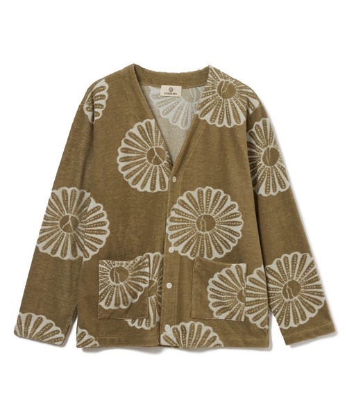 SEAGREEN（シーグリーン） カーディガン FLOWER PILE CARDIGAN メンズ