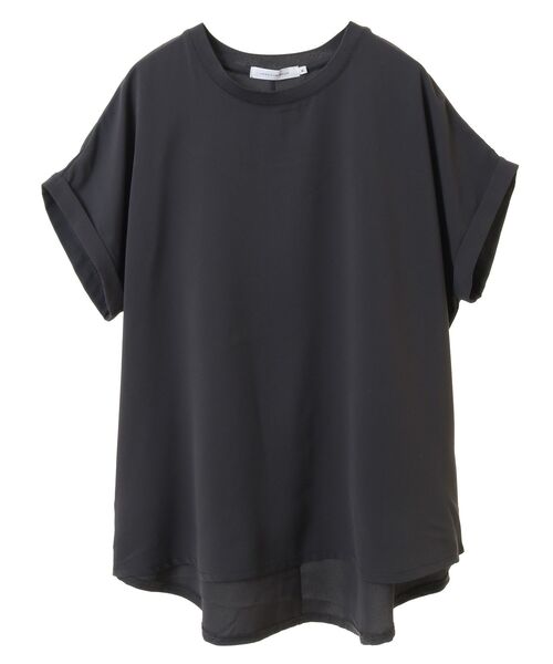 tシャツ 「接触冷感」ポンチ ノースリーブ プルオーバー レディース 接触冷感〉ポンチ ノースリーブ プルオーバー（Tシャツ