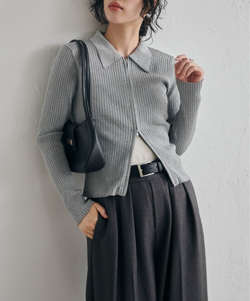 上品 新品】Rirandture ラメカーデアンサンブル ブラック