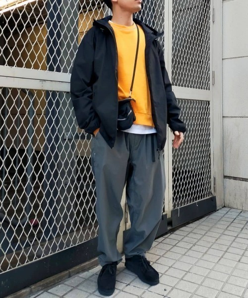 DIESEL X 多機能ファブリック メッシュ マウンテンパーカー ネイビー NAVY（ファッション） マウンテンパーカー ウインドブレーカー