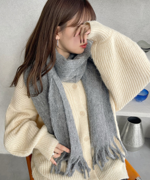 新品未使用　エムアンドキョウコ　デザインボリュームストール　マフラー M.&KYOKO（エムアンドキョウコ） – Tag – satoseni online store