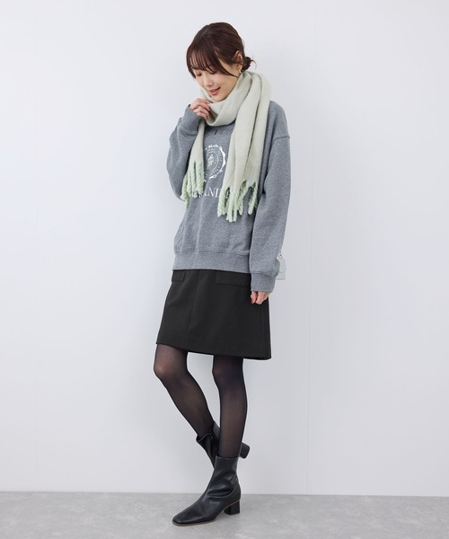 ROPÉ PICNIC リンクコーデ ジャージメルトンファー付きダッフルコート ROPÉ PICNIC リンクコーデ ジャージメルトンファー付きダッフル