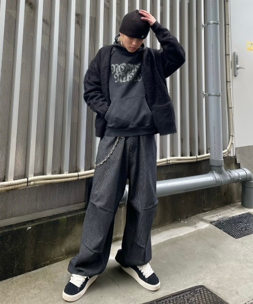 NOMANUAL パーカー 「NOMANUAL」R.S RAW EDGE HOODIE メンズ