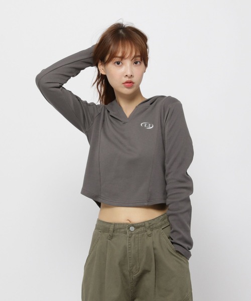 tシャツ 3.3 Field Trip／レースフーディー レディース セール】3.3 Field Trip／レース半袖フーディー（Tシャツ