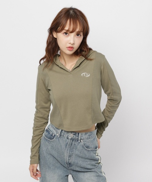 tシャツ 3.3 Field Trip／レースフーディー レディース セール】3.3 Field Trip／レース半袖フーディー（Tシャツ