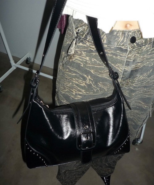 SHAGGIE ショルダーバッグ バッグ スタッズ付き2WAYバッグ