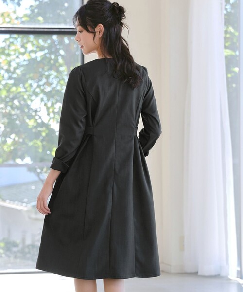 Tiaclasse ワンピース ウール調Aラインワンピース : ZOZOTOWN Yahoo!店