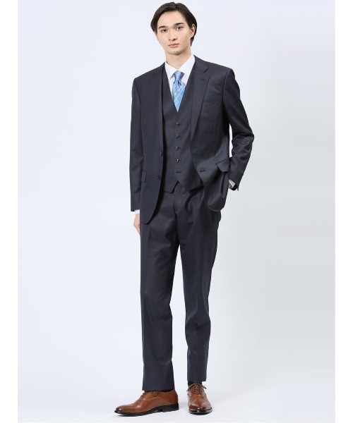 m.f.editorial セットアップ 「光沢 ウール混 ストレッチ」m.f.