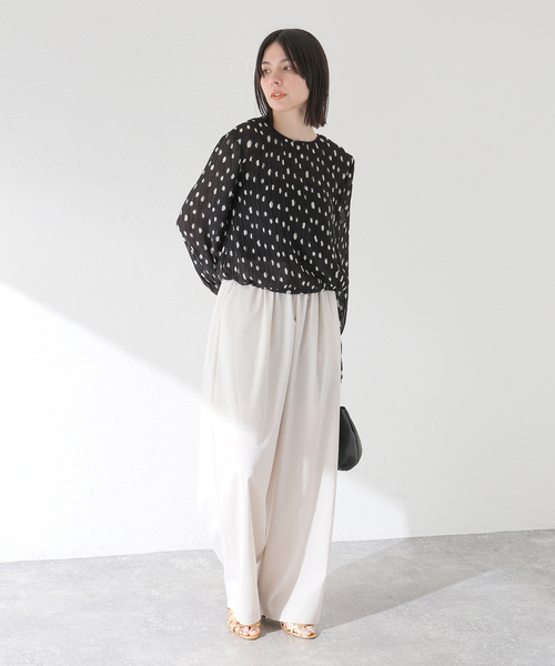 10/11出品取り下げ！BAUM UND PFERDGARTENブラウス BAUM UND PFERDGARTEN / Glitter Flowers ブラウス