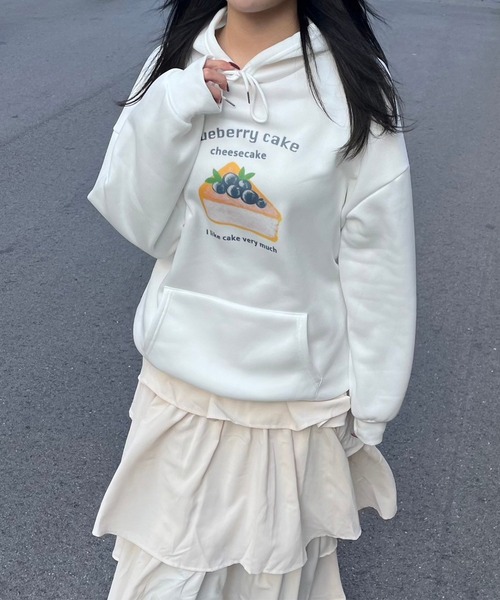 パーカー ブルーベリーケーキパーカー レディース : ZOZOTOWN Yahoo!店