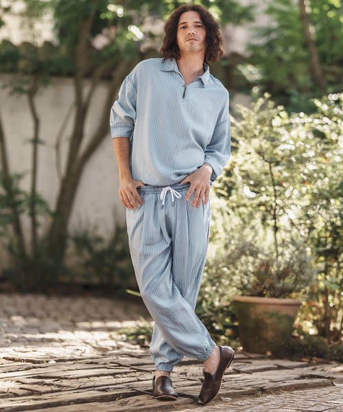 【R13】ダブルシームバルーンパンツ 30%OFF【CAMBIO(カンビオ)】Denim Jacquard Balloon Easy Pants