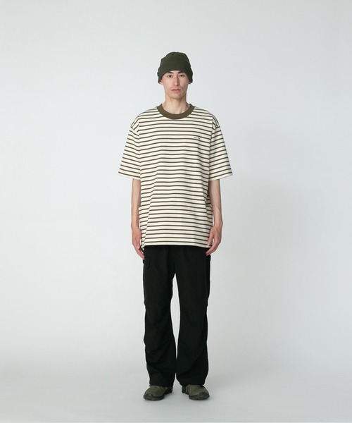 snow peak×HERNC レタリング Tシャツ 3colors TS-25AK001_BEIGE_main.jpg