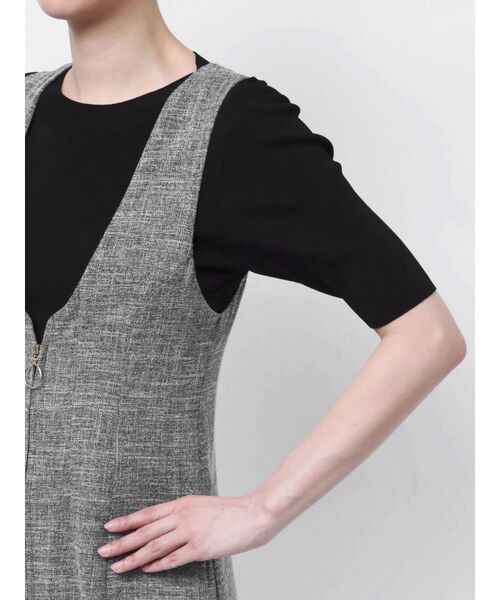 LAGUNAMOON（ラグナムーン） ジャンパースカート メランジジャンパー