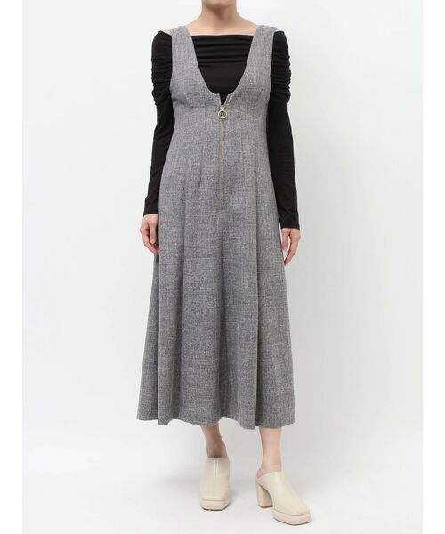 LAGUNAMOON（ラグナムーン） ジャンパースカート メランジジャンパー