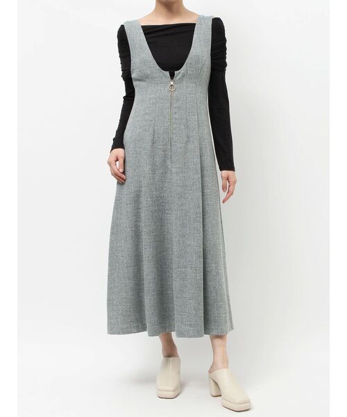 LAGUNAMOON（ラグナムーン） ジャンパースカート メランジジャンパー