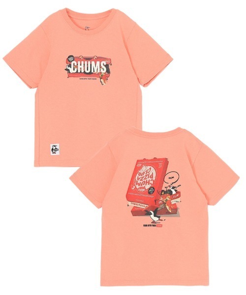 CHUMS（チャムス） tシャツ Kids CHUMS Pizza Box T-Shirt キッズ ピザ