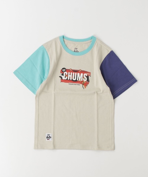CHUMS（チャムス） tシャツ Kids CHUMS Pizza Box T-Shirt キッズ ピザ