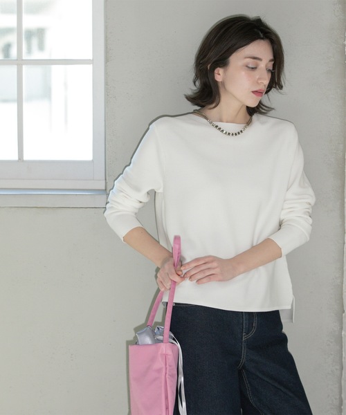 OPAQUE.CLIP（オペークドットクリップ） ニット セーター ボートネック