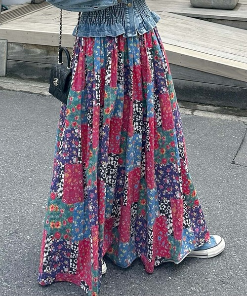 Alley Tokyo スカート いろんな柄ロングスカート : ZOZOTOWN Yahoo!店