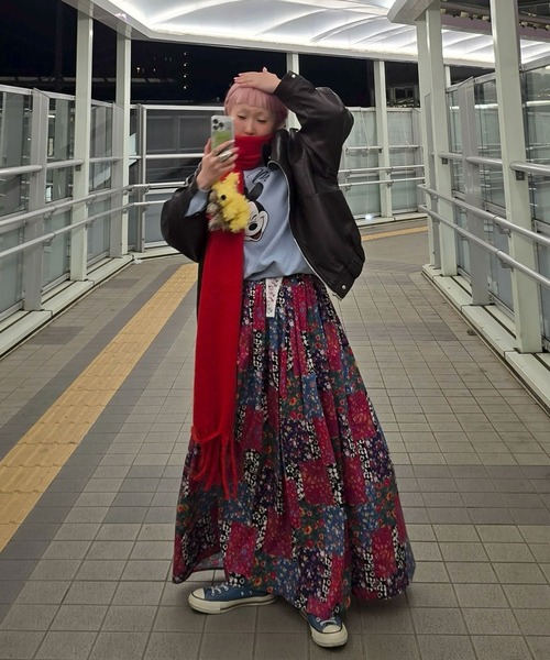 Alley Tokyo スカート いろんな柄ロングスカート : ZOZOTOWN Yahoo!店