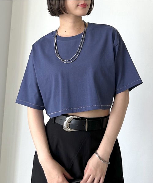 PAGEBOY（ページボーイ） tシャツ 半袖 ステッチルーズT/WEB限定S