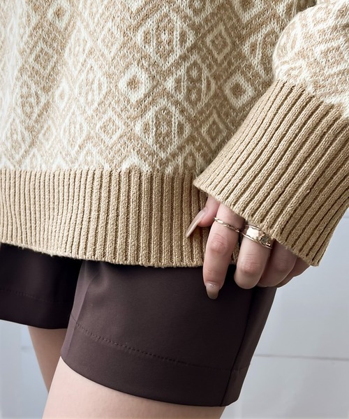 「classicalelf」 長袖ニット X-LARGE ブルー レディース_画像5