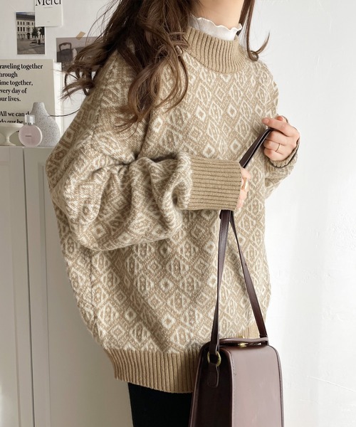 「classicalelf」 長袖ニット X-LARGE ブルー レディース_画像9