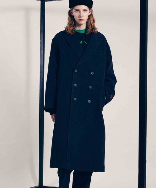 Maison Special ダブルチェスターコート　ネイビー MAISON SPECIAL（メゾンスペシャル） チェスターコート 2
