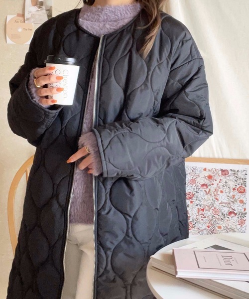 「moment+」 コート M アイボリー レディース_画像3