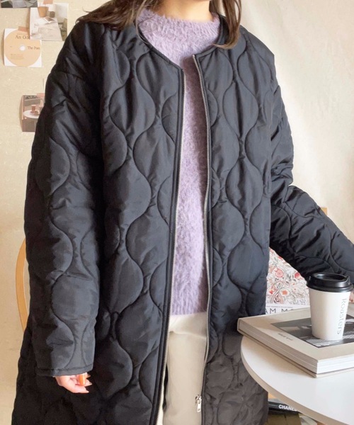 「moment+」 コート M アイボリー レディース_画像4