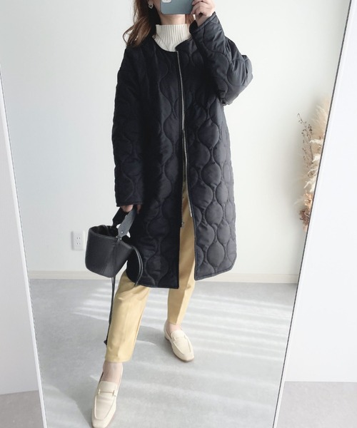 「moment+」 コート M アイボリー レディース_画像7