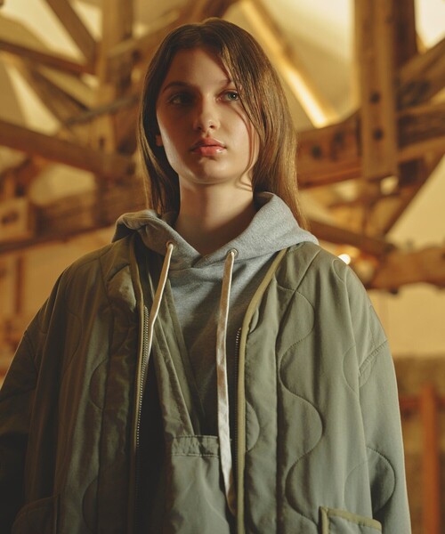 WILD THINGS（ワイルドシングス） キルティングブルゾン L ブラック