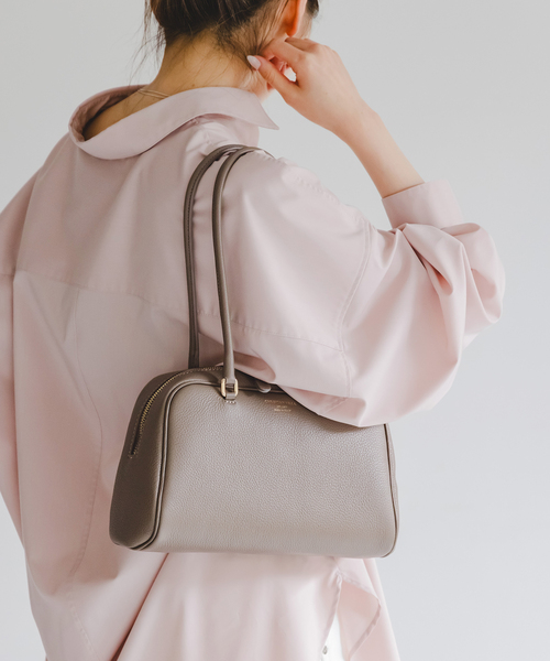 初売り 福袋 CHRISTIAN VILLA 2way ボストンバッグ M ピンクベージュ バッグ